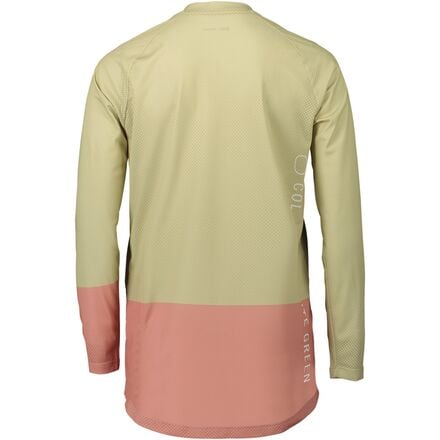 Women's POC Long Sleeve MTB Pure Jersey Prehnite Green/Rock Salt