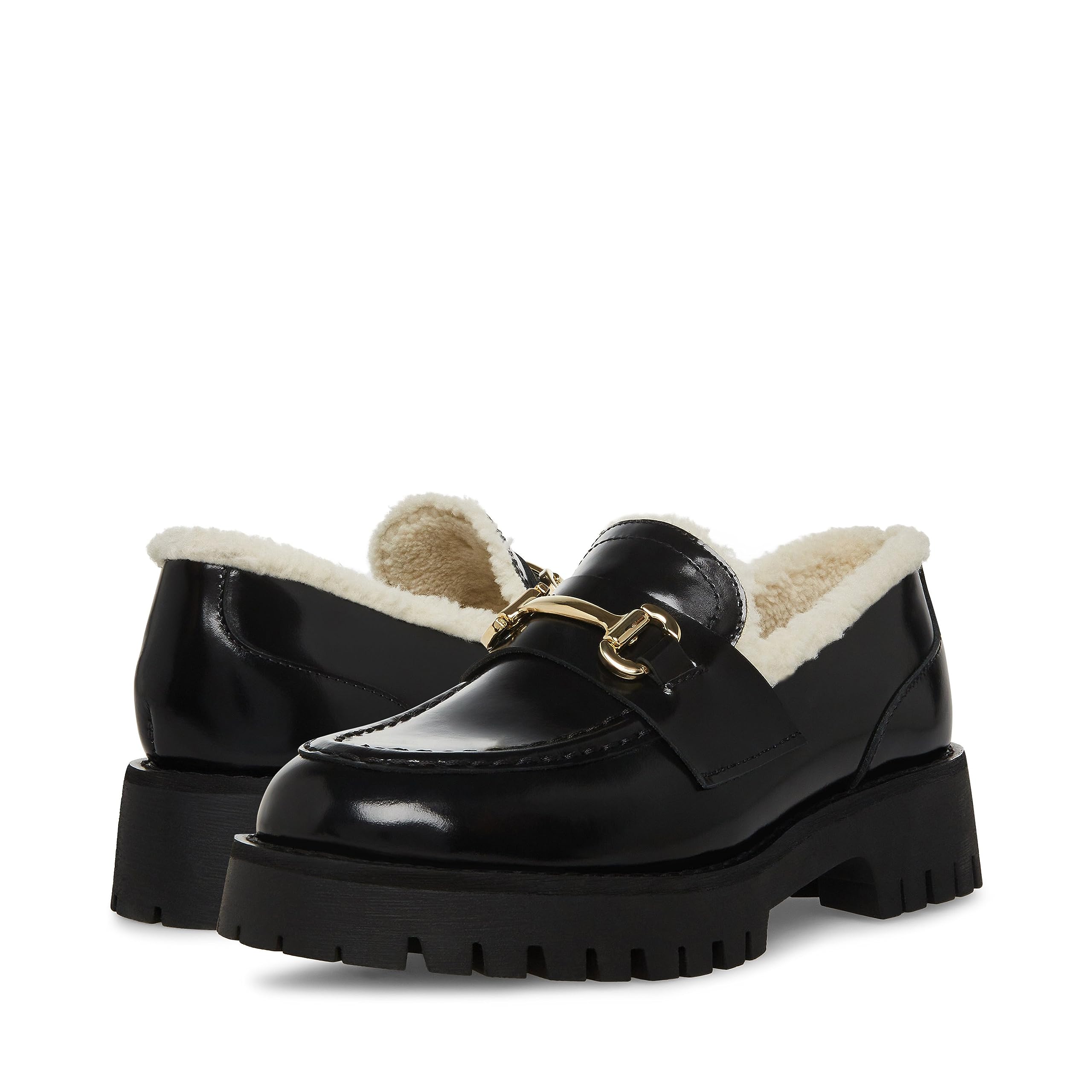 Steve Madden Lando-F Loafer, black