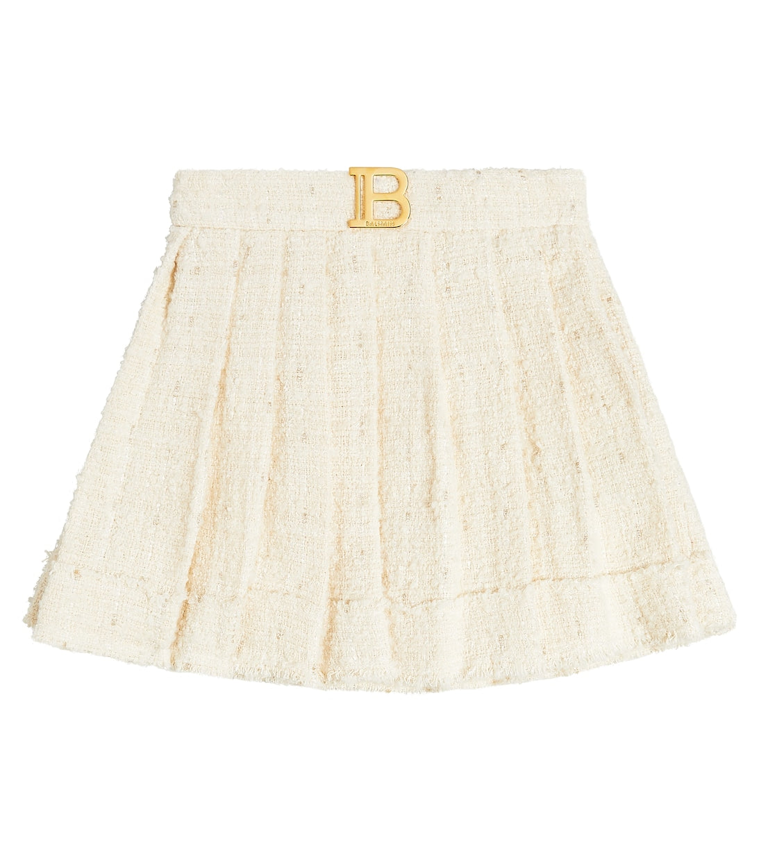 Balmain tweed skirt, neutral