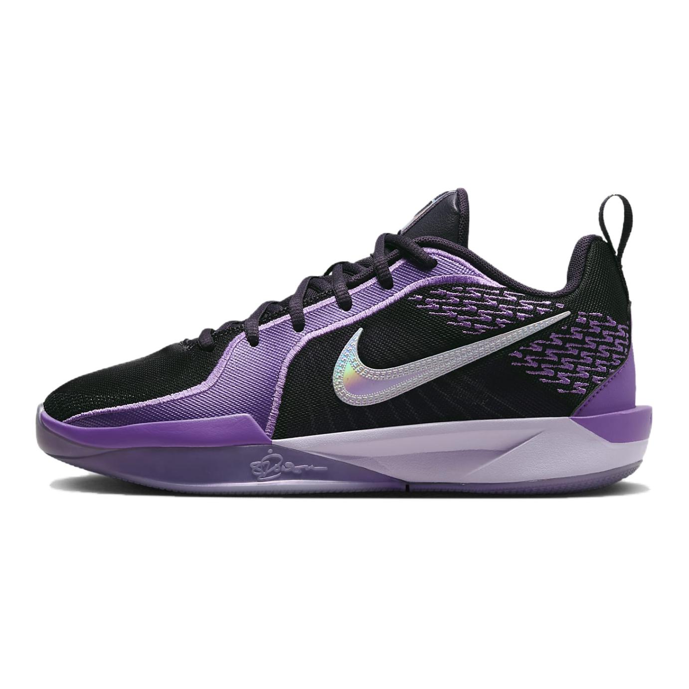 Sabrina 2 Kids GS Low-top Basketball Shoes Purple/Black Nike Purple