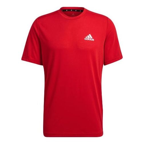 Adidas Aeroready Designed to Move Feelready Sport Tee 'Red', Red