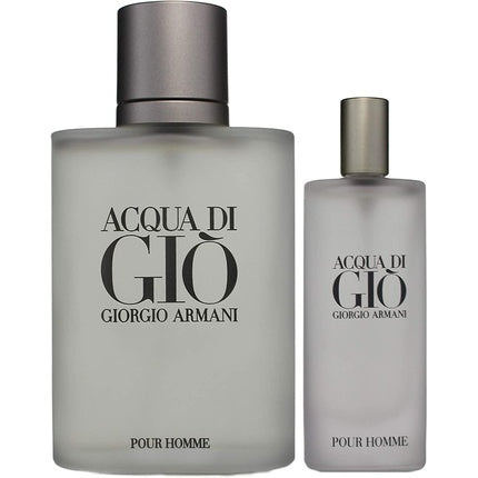 Acqua Di Gio - Eau de toilette, travel spray set 100 ml+ 15 ml, Giorgio Armani