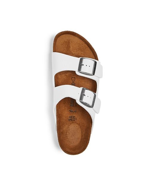 صندل Electric Arizona Flip-Flop للبنات - للأطفال الصغار والرضع - اللون الأبيض من Birkenstock