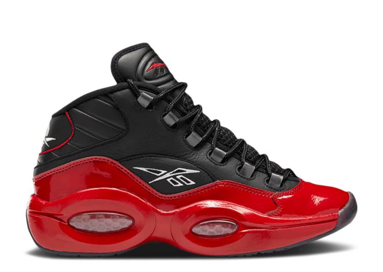 حذاء رياضي Reebok QUESTION MID 'STREET SLEIGH' باللون الأسود