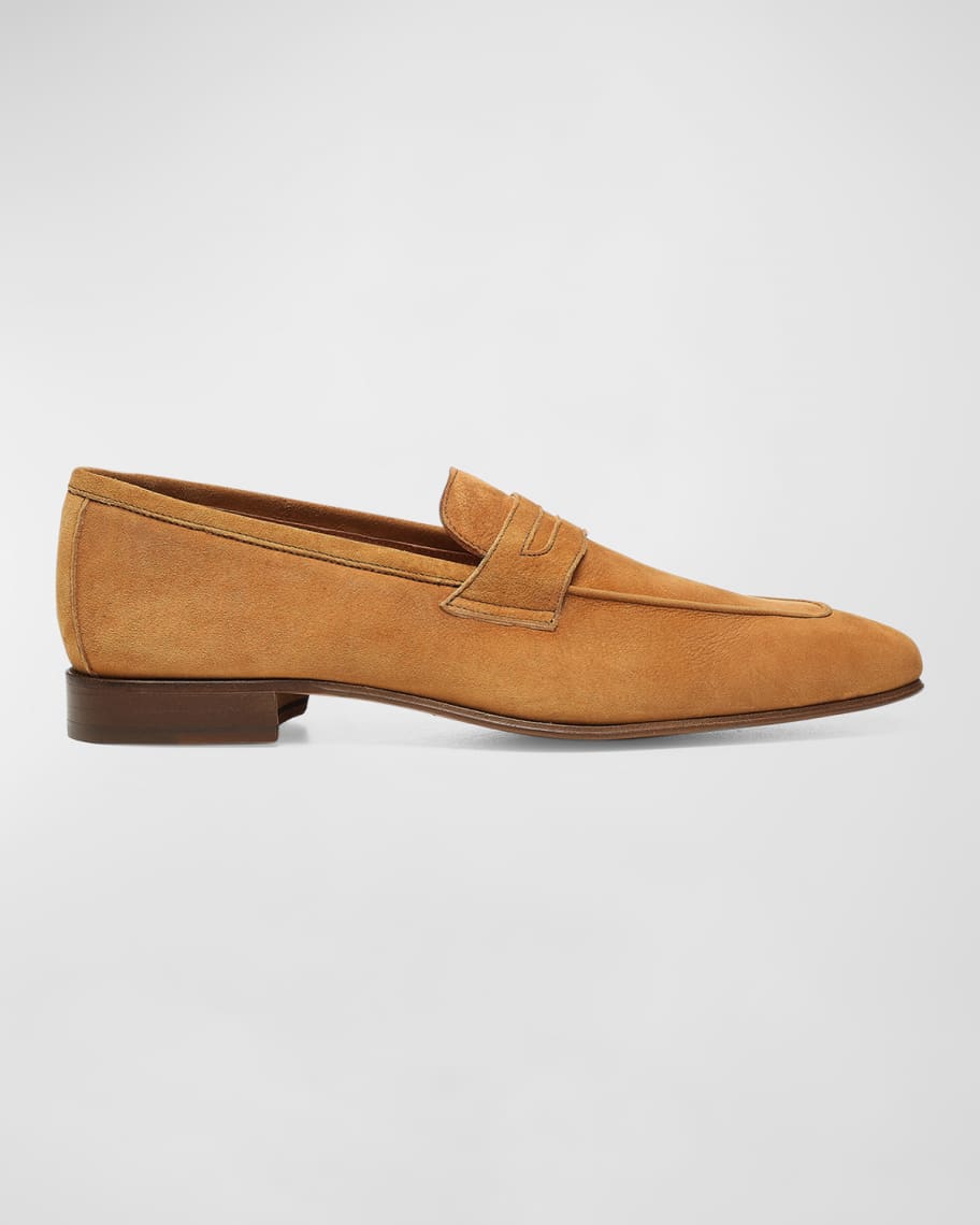 Jayce Donald J Pliner Men's Suede Penny Loafers