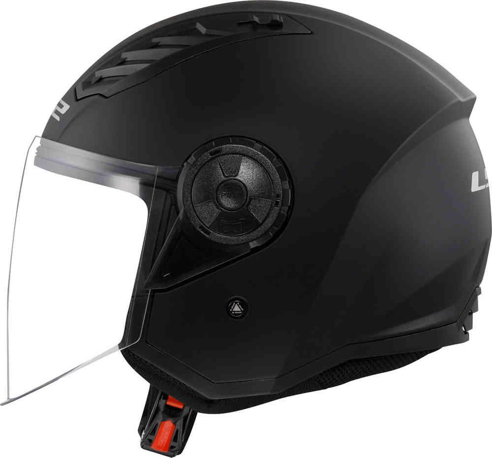 OF616 Helmet Airflow II Solid Jet LS2, black matt