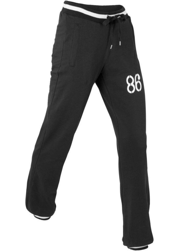 Bpc Bonprix Collection Sweatpants with Lockable Pockets, Black