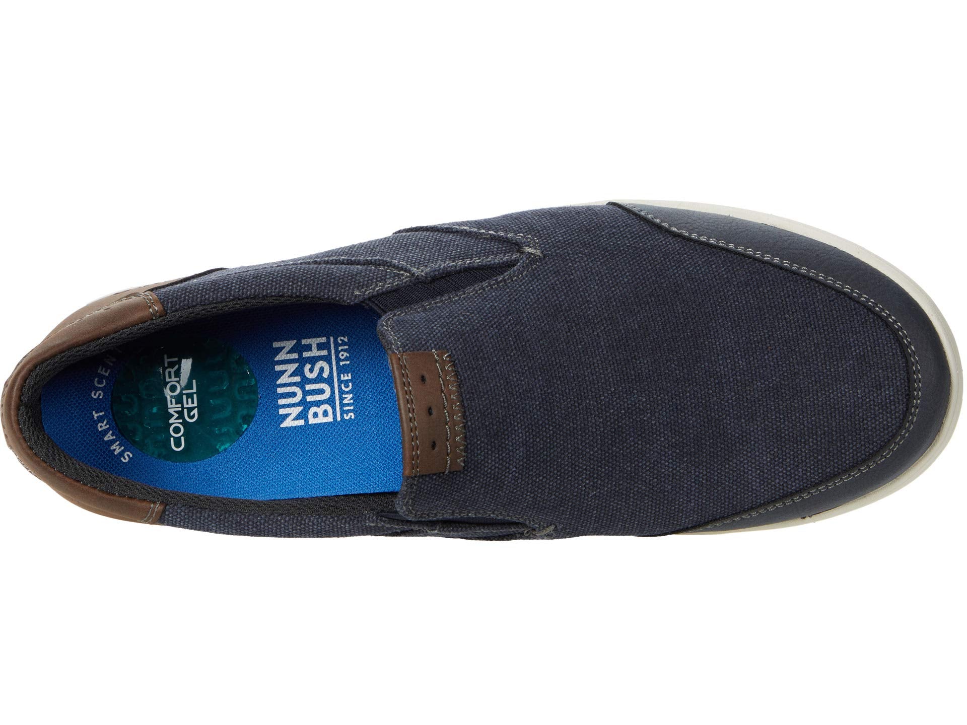 Nunn Bush City Walk Canvas Moc Toe Slip-On Loafers