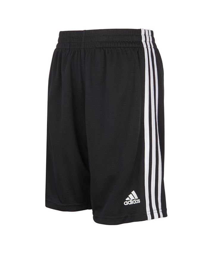 شورت adidas Big Boys Classic Three Stripe باللون الأسود