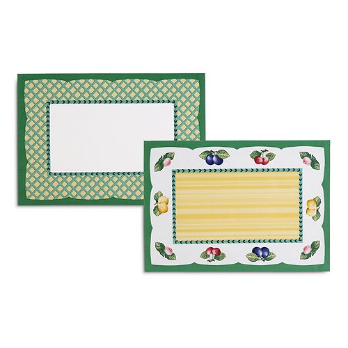 French garden napkins, set of 4 pcs. Villeroy & Boch, Multi color