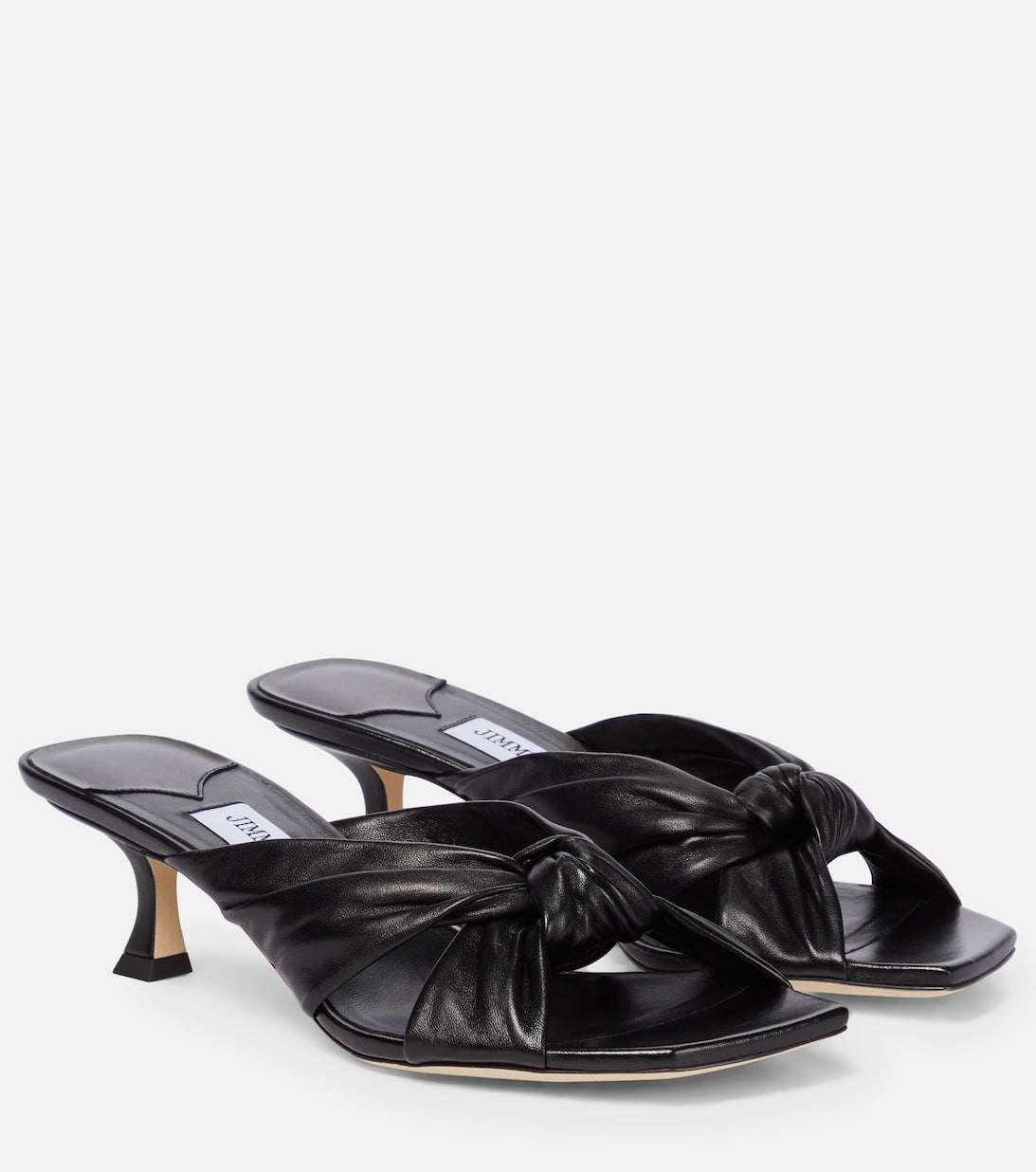 Avenue 50 Jimmy Choo leather mules, black