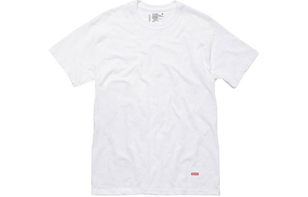 تي شيرت Supreme Hanes Tagless Tees (عبوة من 3 قطع) أبيض T 3، أبيض