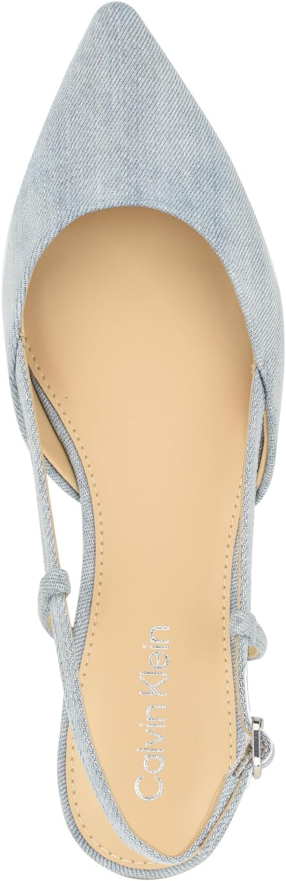 Stephany Calvin Klein Ballerinas, Light Blue Denim