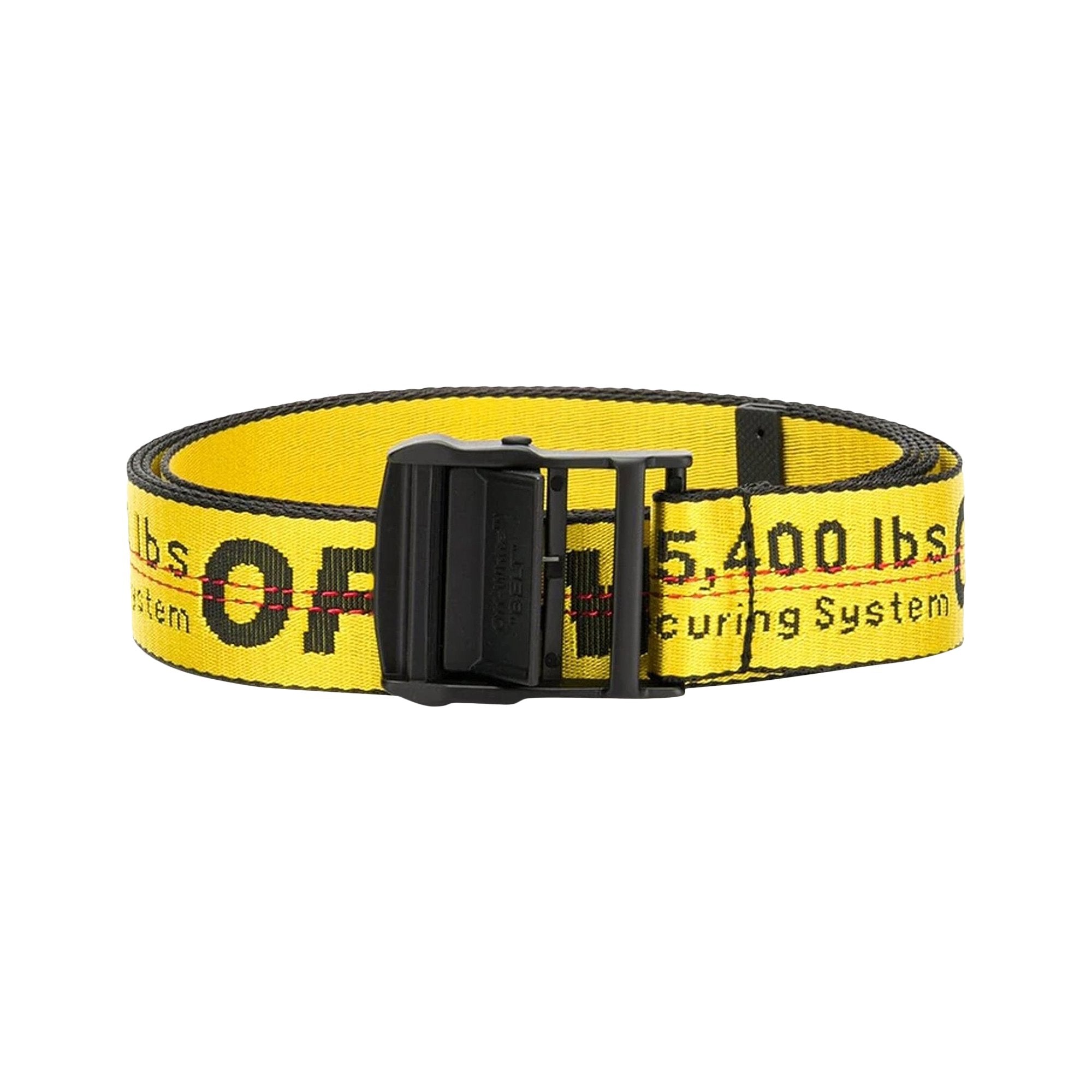 Off-White Classic Industrial Belt, Short, Yellow/Black