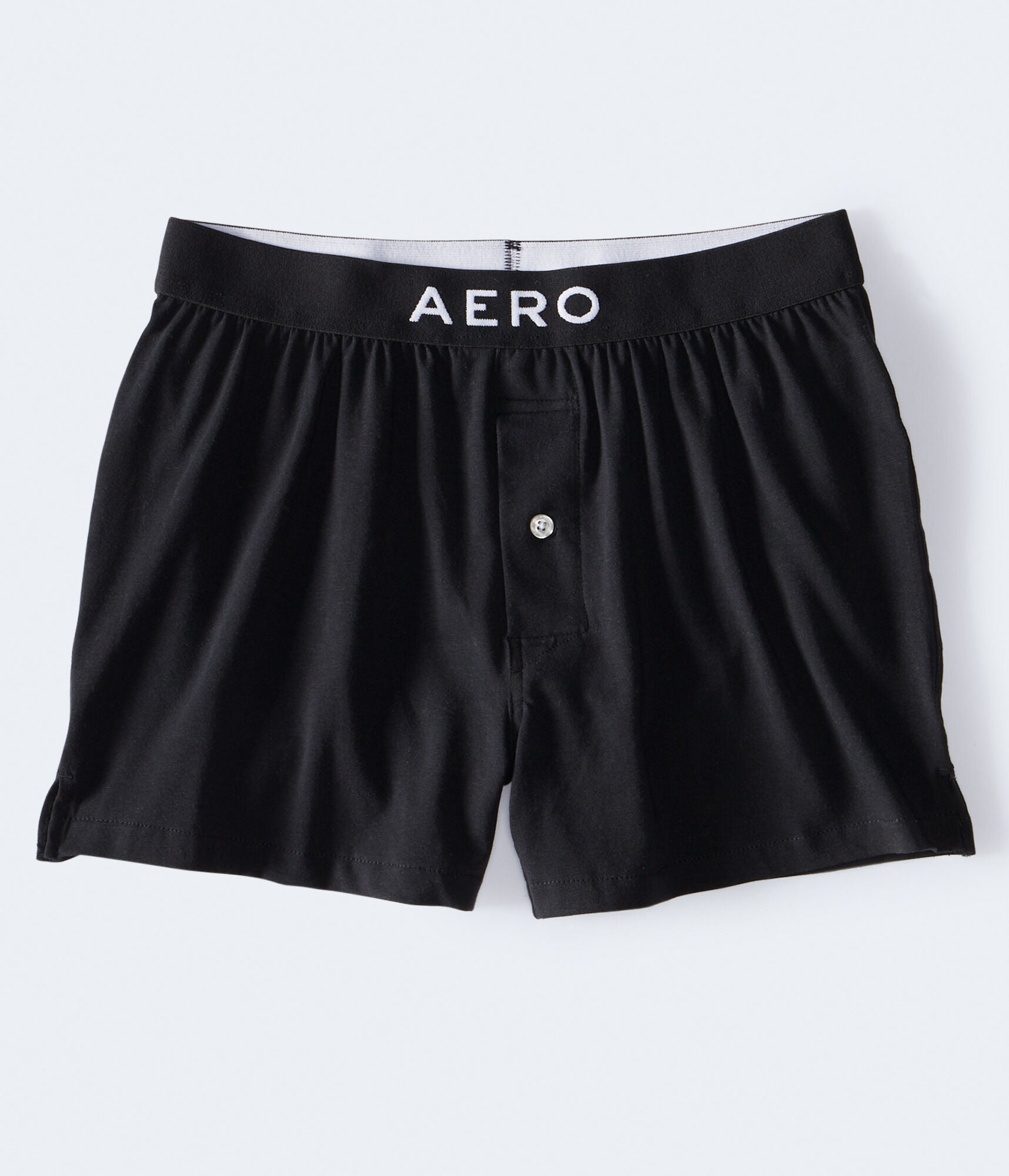 Knitted boxers with Aeropostale logo, black