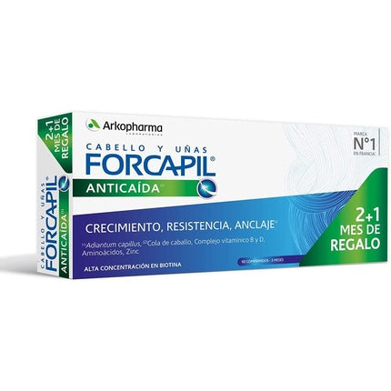 Arkopharma Forcapil AnticagDa Pack 3 months, Crecimiento, Resistгєncia Y Anclaje, Arkopharm