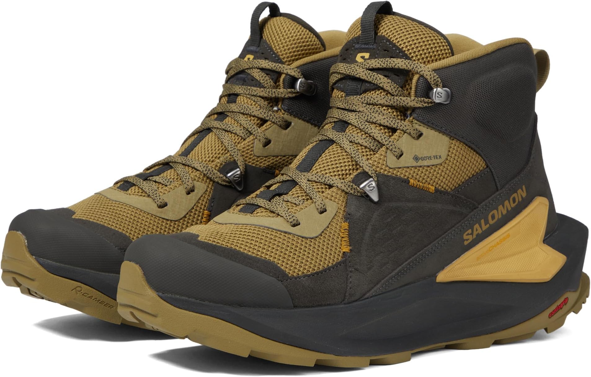 Elixir Mid GORE-TEX Salomon Hiking Shoes Black/Dried Herb/Southern Moss