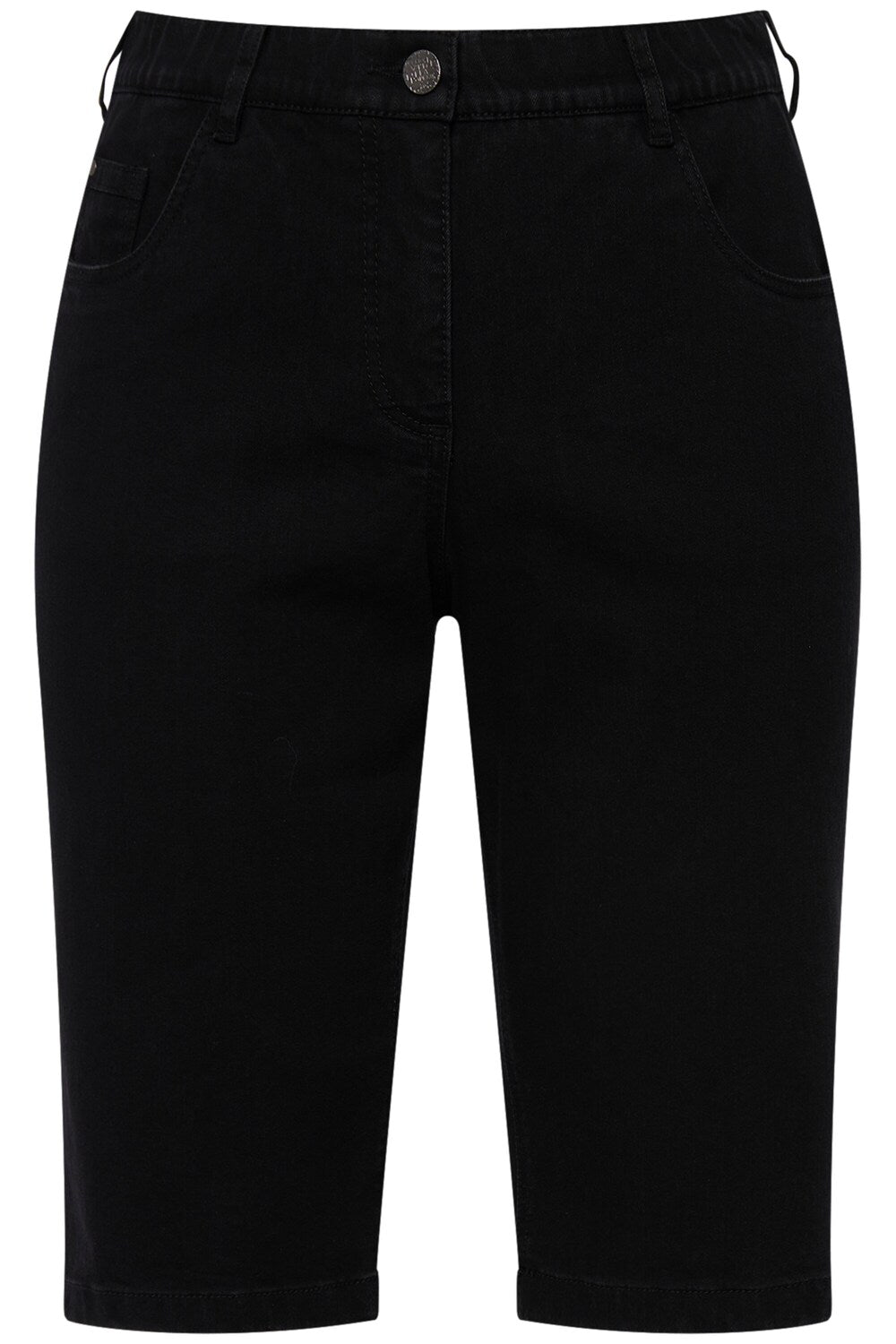 Ulla Popken slim fit jeans, black