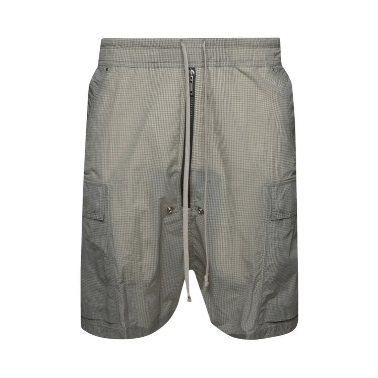 Rick Owens Ripstop Cargo Bela 'Pearl' Shorts, cream