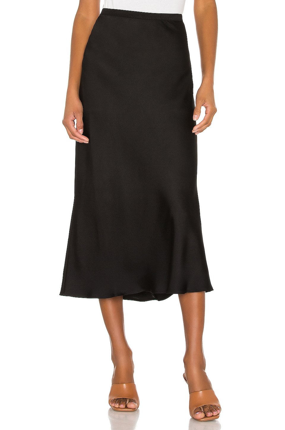 Skirt ANINE BING Bar Silk, black