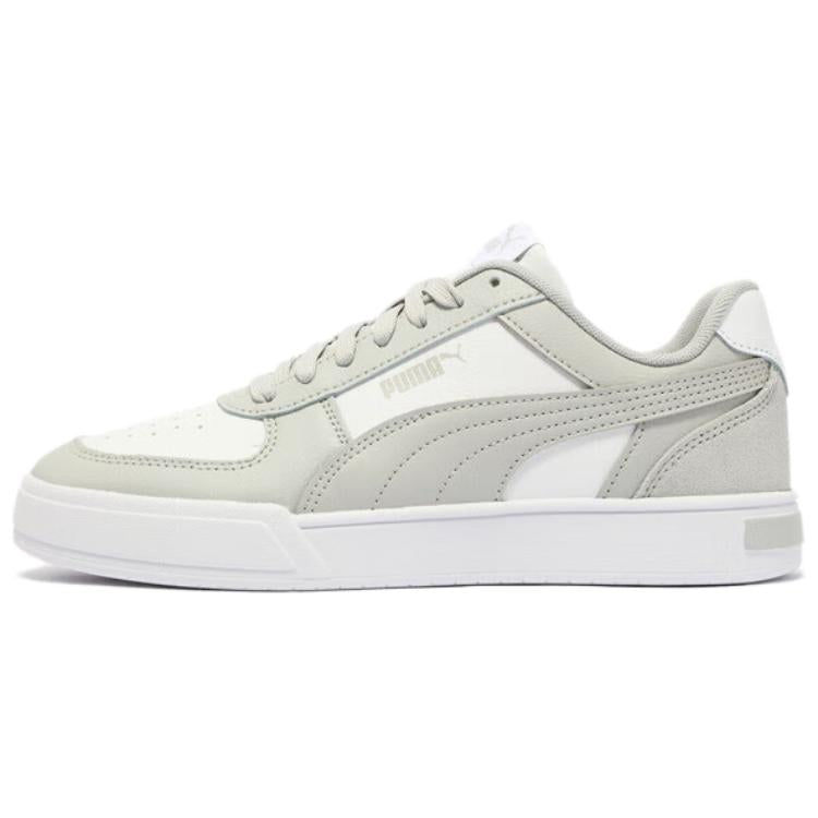 Puma Caven Skateboarding Shoes Unisex Low-top Grey/white, grey/black/cream