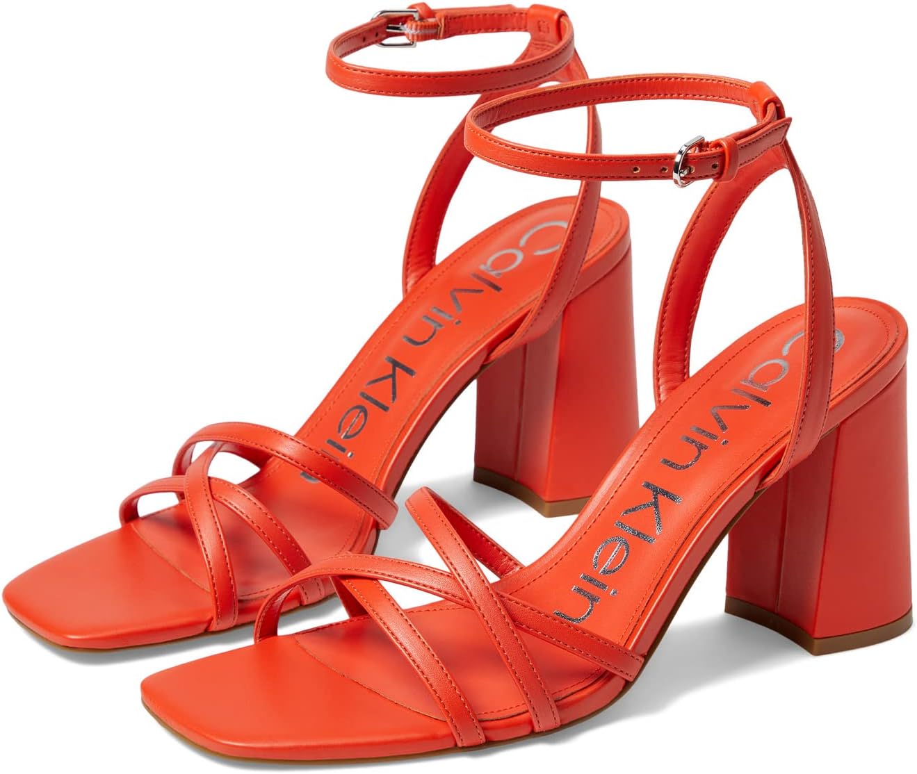 Calvin Klein Qalat sandals, orange