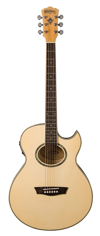 Washburn EA20 Acoustic Guitar | Festival Series Florentine Cutaway with Electronics. New with Full Warranty!