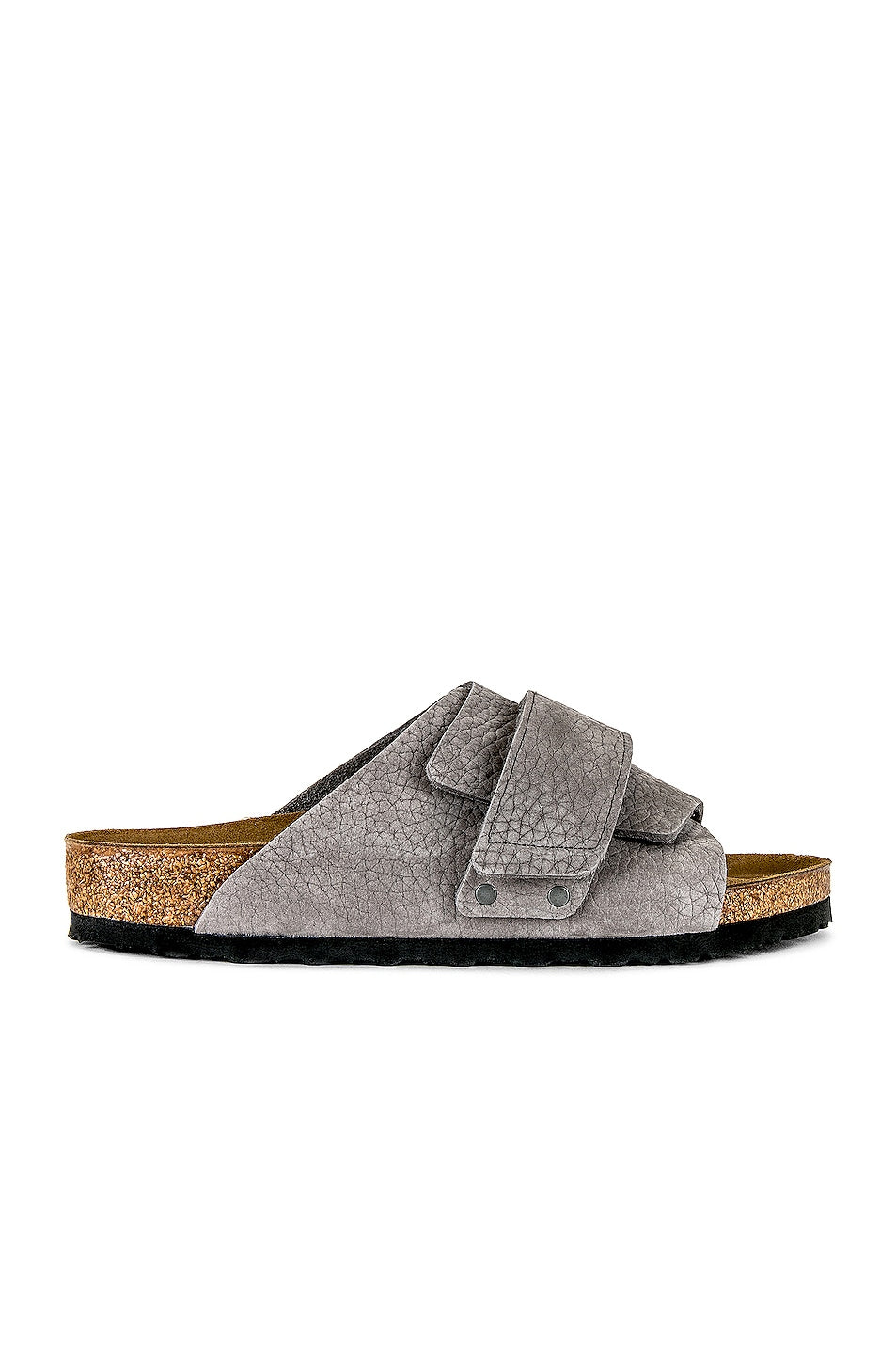 Birkenstock Kyoto Slippers in Desert Buck & Whale Gray