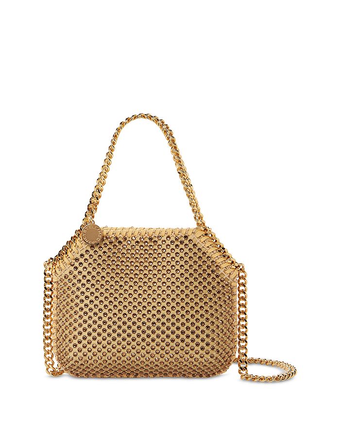 Stella McCartney Mini Falabella Crystal Mesh Crossbody Bag