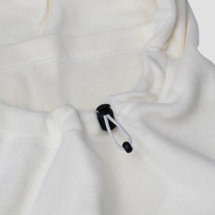 Stoic Fleece Collar Balaclava in Whisper White