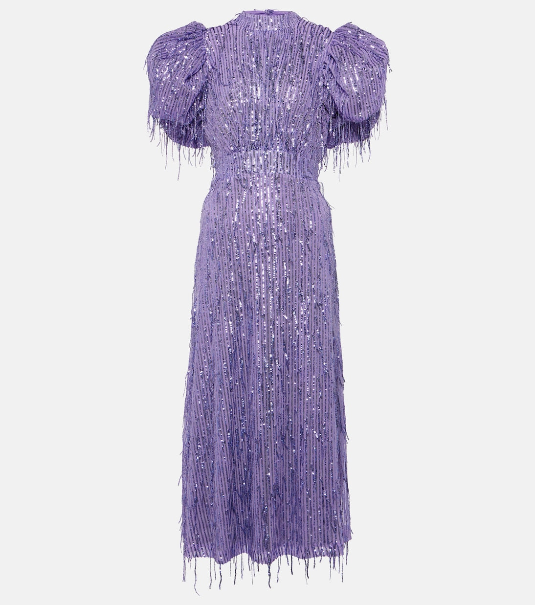 Rotate Birger Christensen noon sequin midi dress, purple