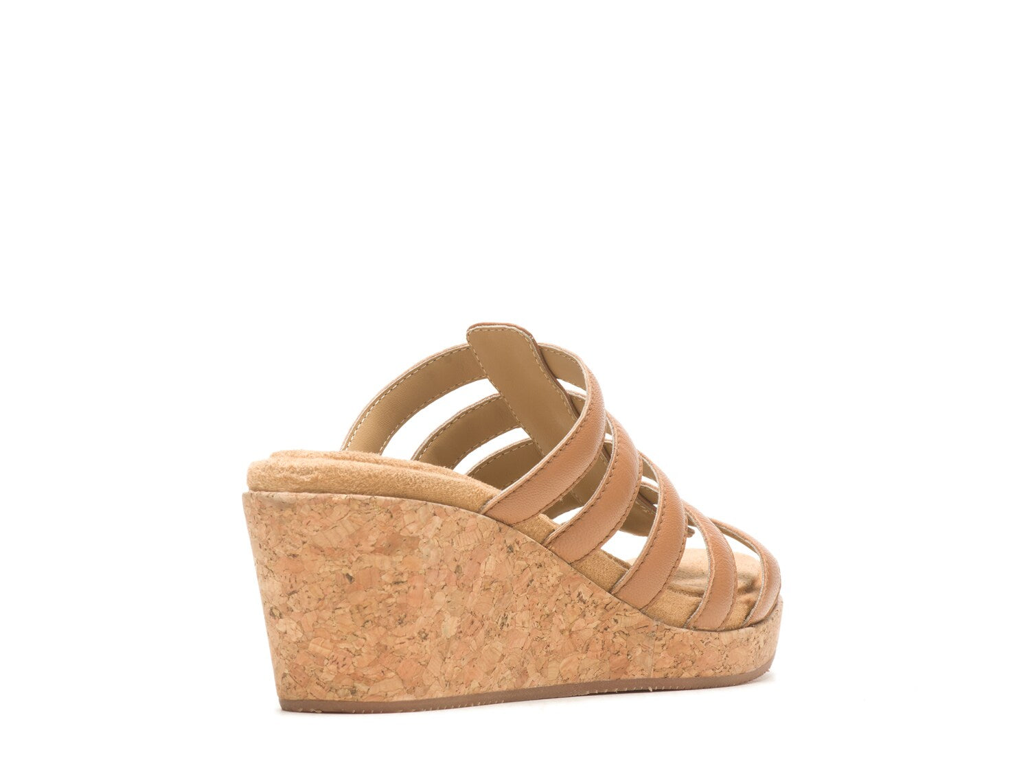 صندل Hush Puppies Willow Fisherman Wedge، باللون البيج