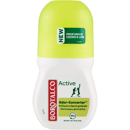 Roll-on deodorant Roberts Active “Cedar and lime”, 50 ml, Borotalco