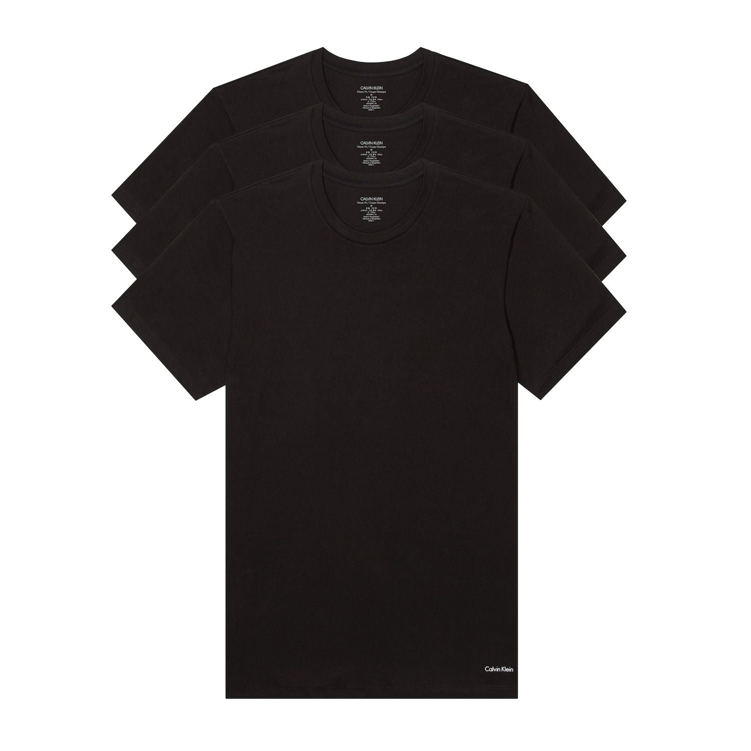 Calvin Klein Men's Crew Neck T-Shirt 3 Pack