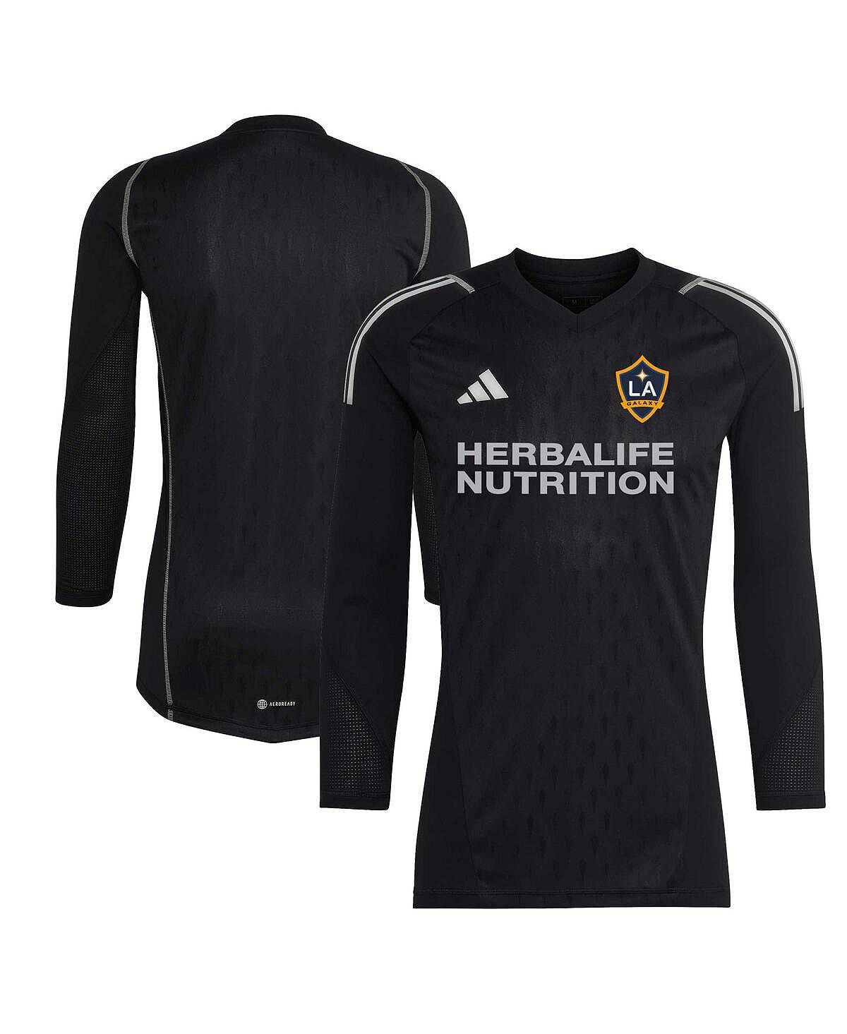 Replica Men's Black LA Galaxy 2023 Long Sleeve Goalkeeper Jersey