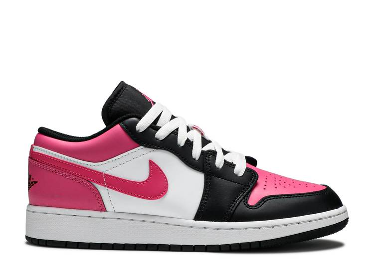 حذاء رياضي AIR JORDAN 1 LOW GS 'PINKSICLE'، باللون الأبيض