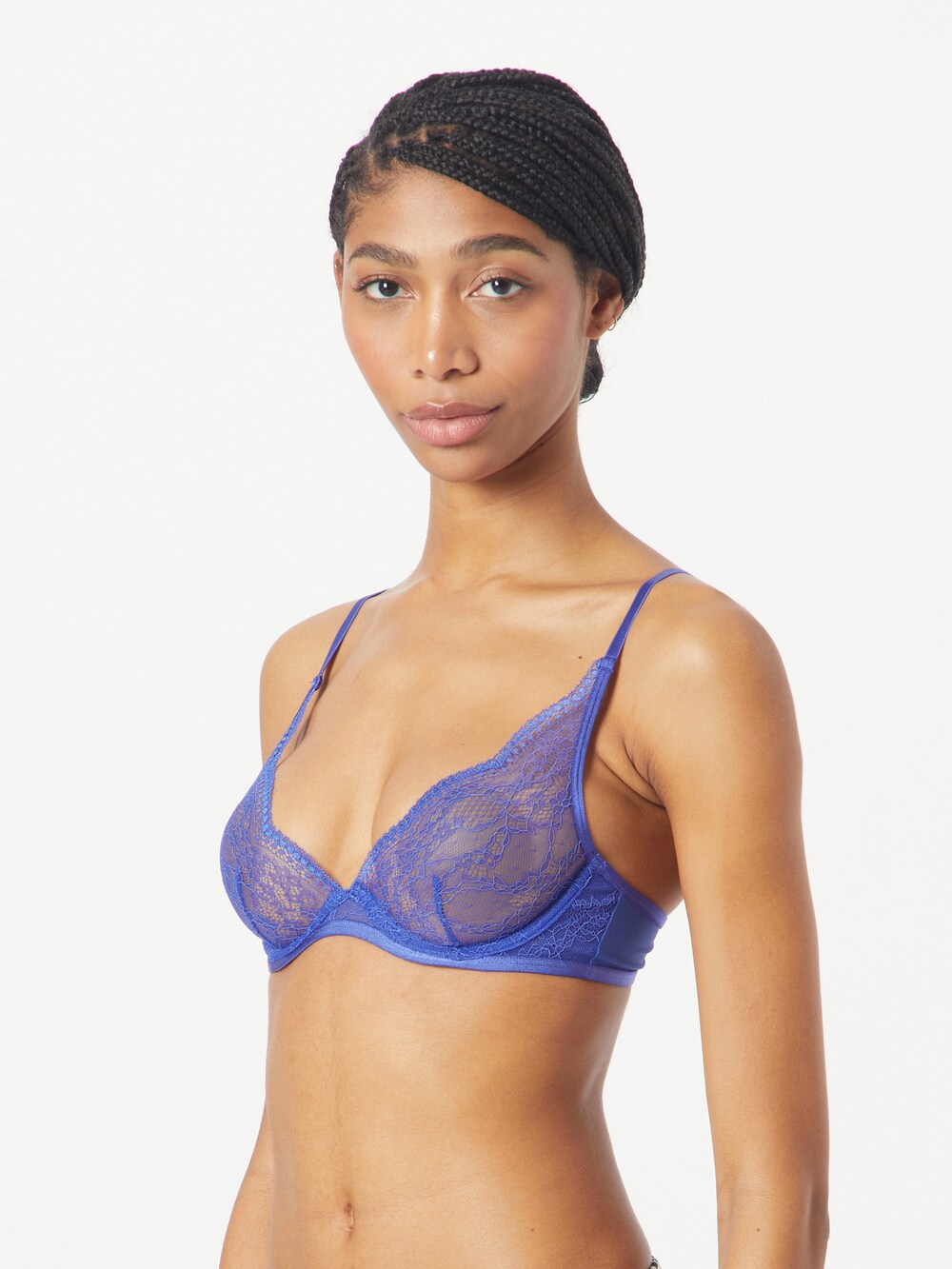 Hunkemöller Isabelle triangle bra, dark blue