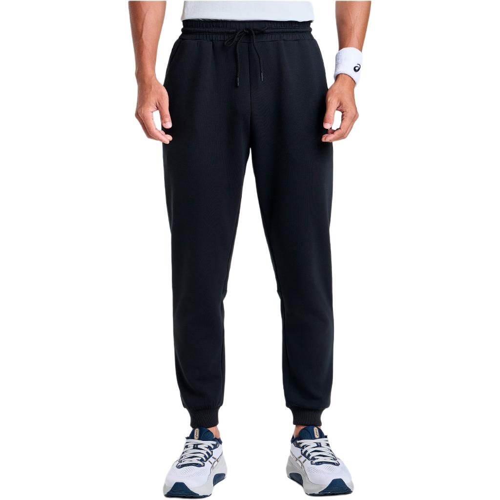 Men's black knitted sweatpants Asics, black