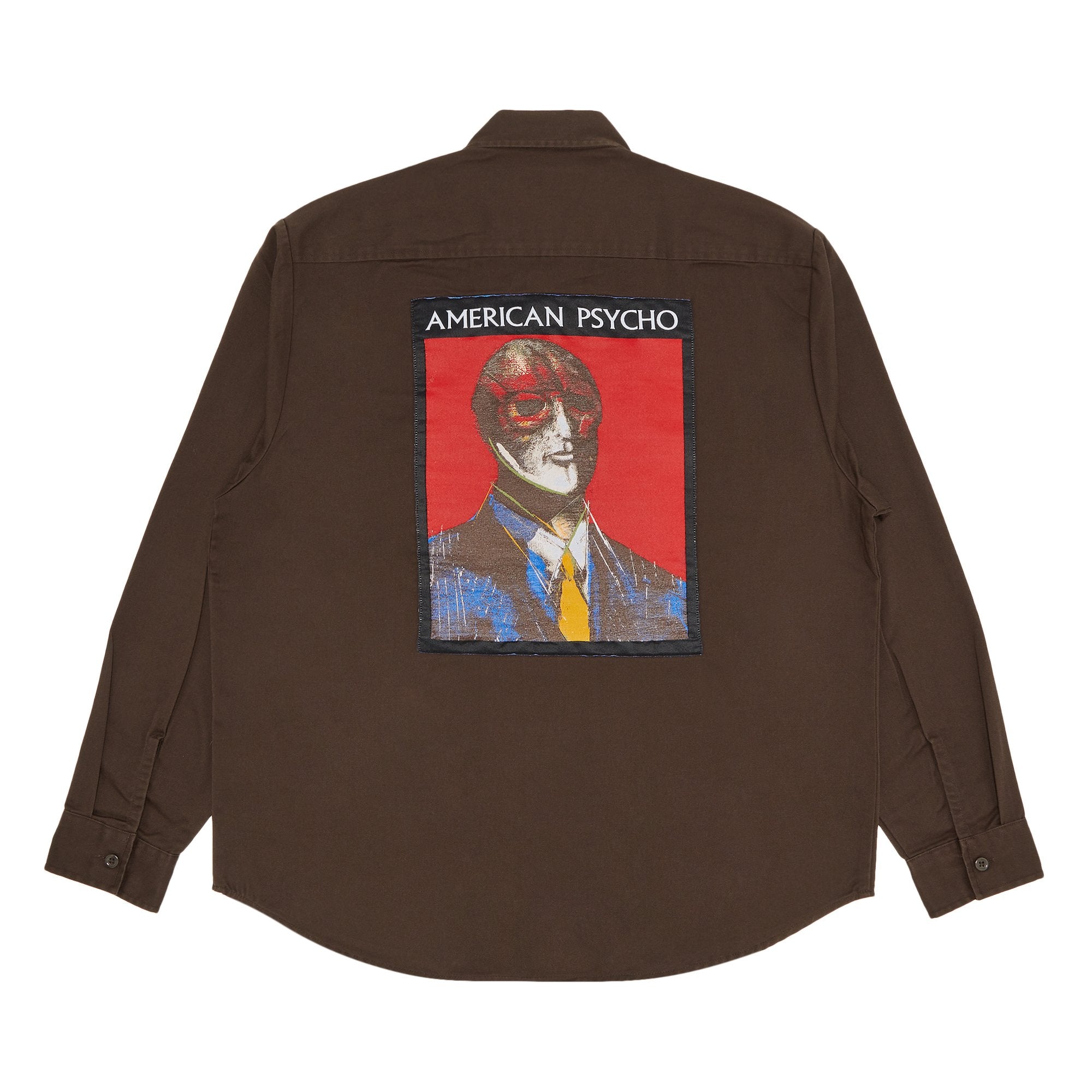 Supreme American Psycho Work Shirt, Brown