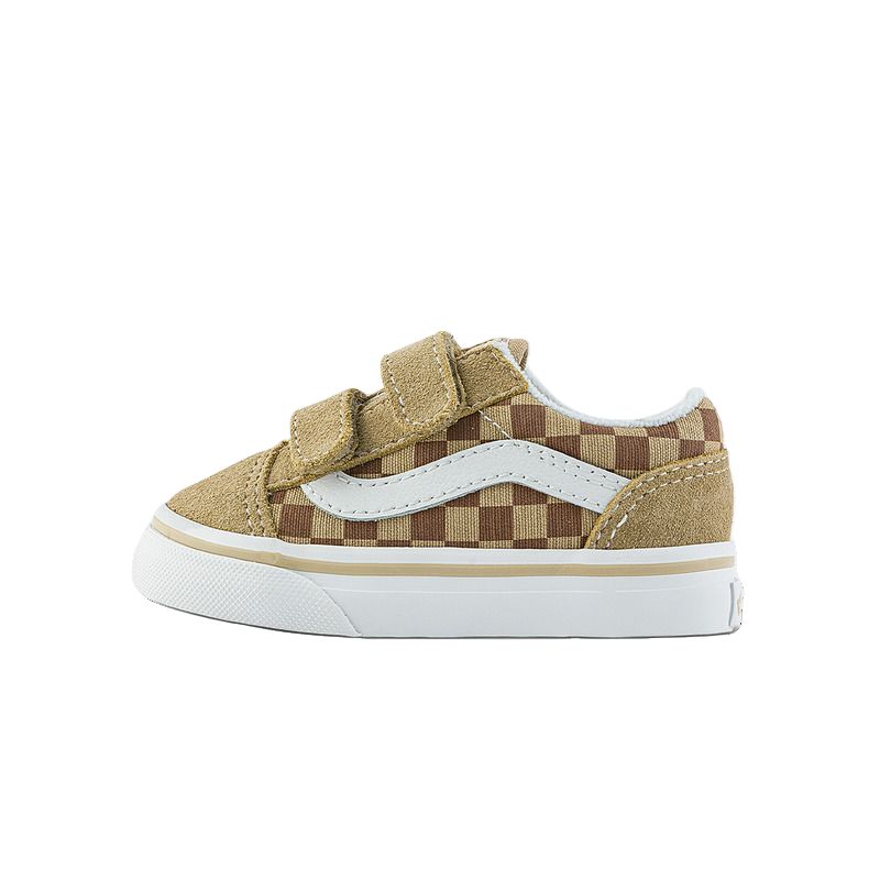 Vans Old Skool Toddler Shoes TD Low-top Brown/White