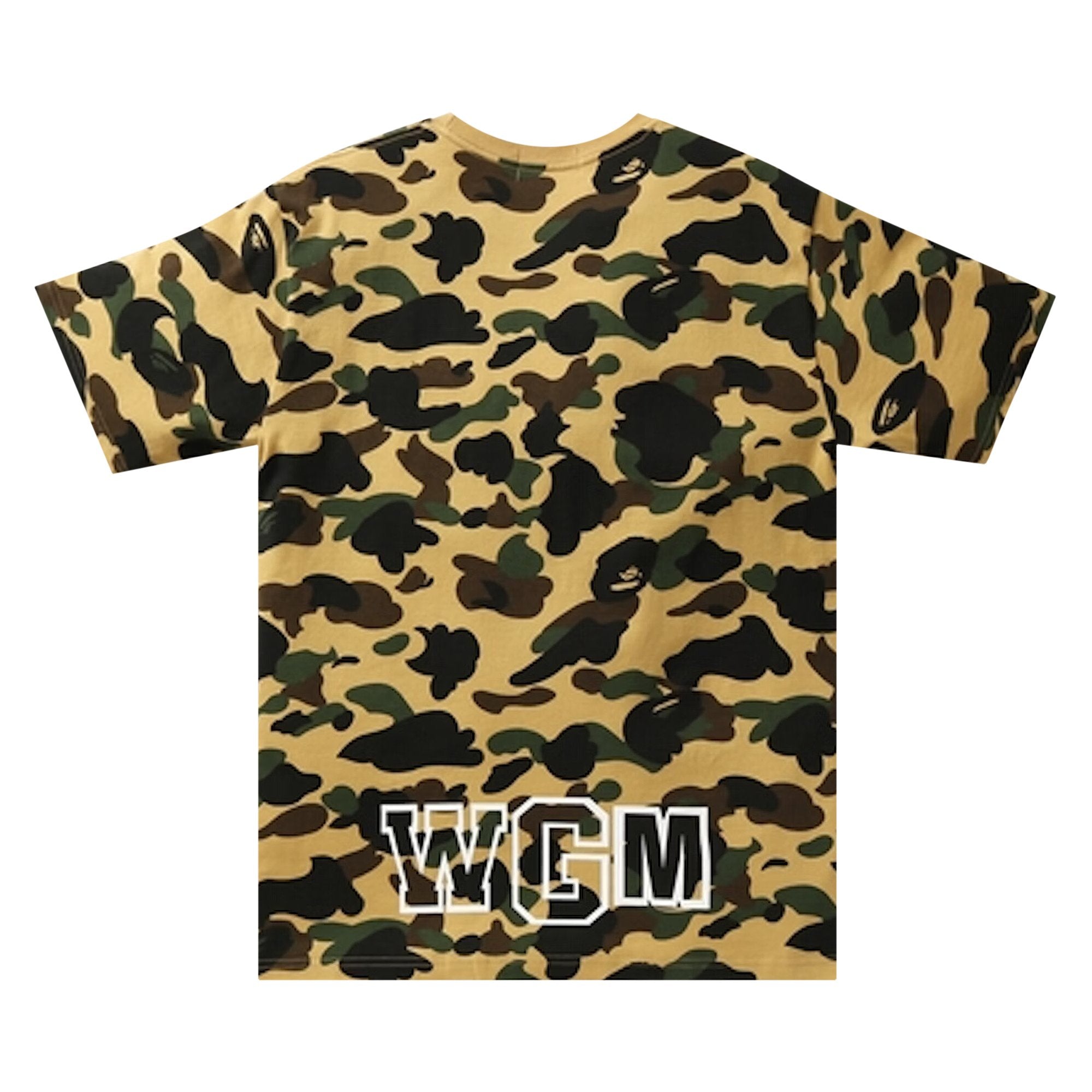 BAPE 1st Camo Shark T-Shirt, Yellow