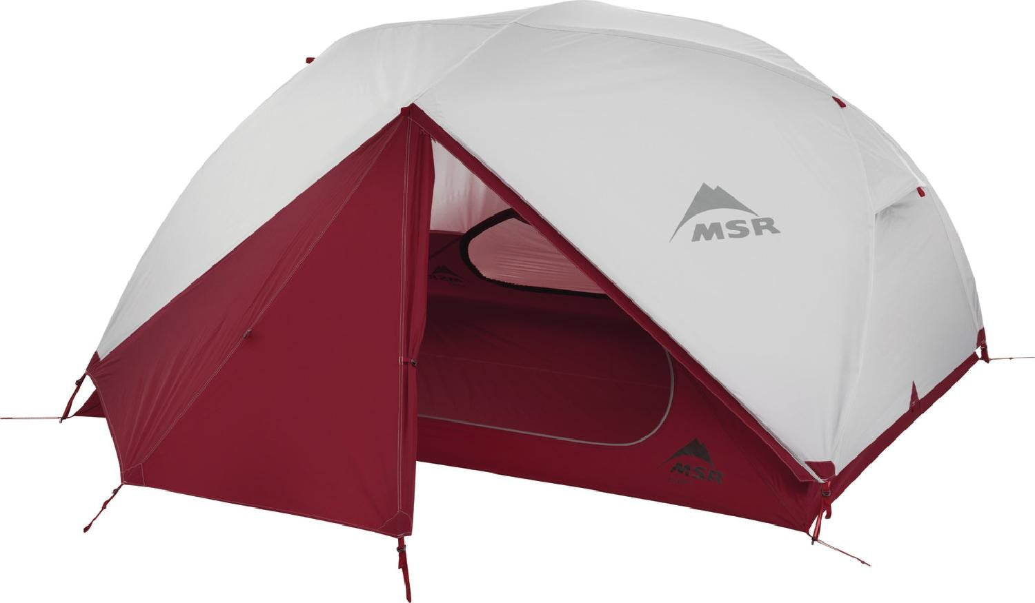 Elixir 3 Tent with MSR Trail, Red