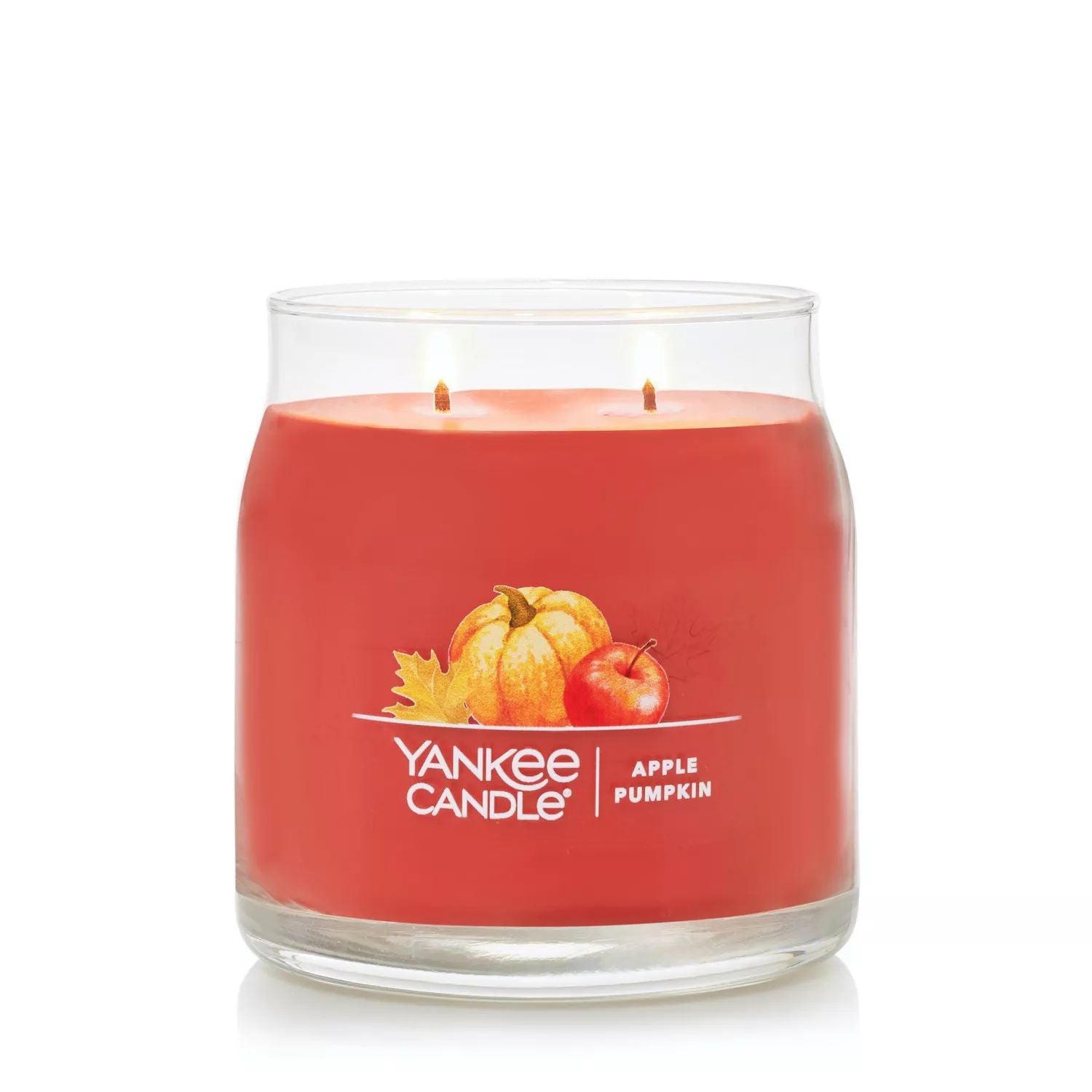 Yankee Candle Apple Pumpkin, 13 oz. Branded Medium Candle Jar