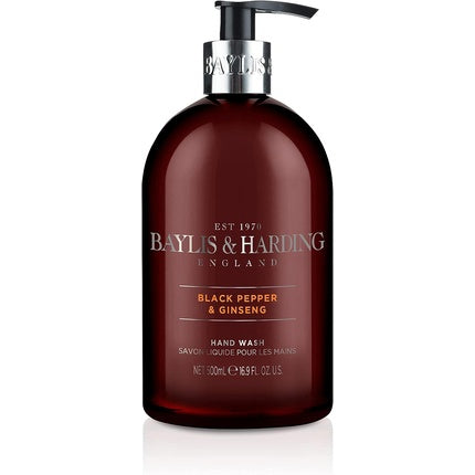 Men's Black Pepper & Ginseng Hand Wash, 500ml, Baylis & Harding