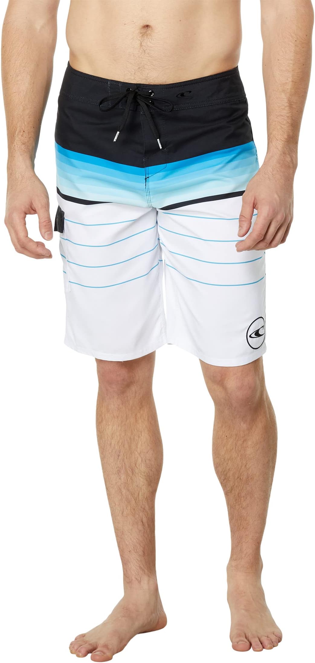 Santa Cruz O'Neill Print Swim Shorts White 2