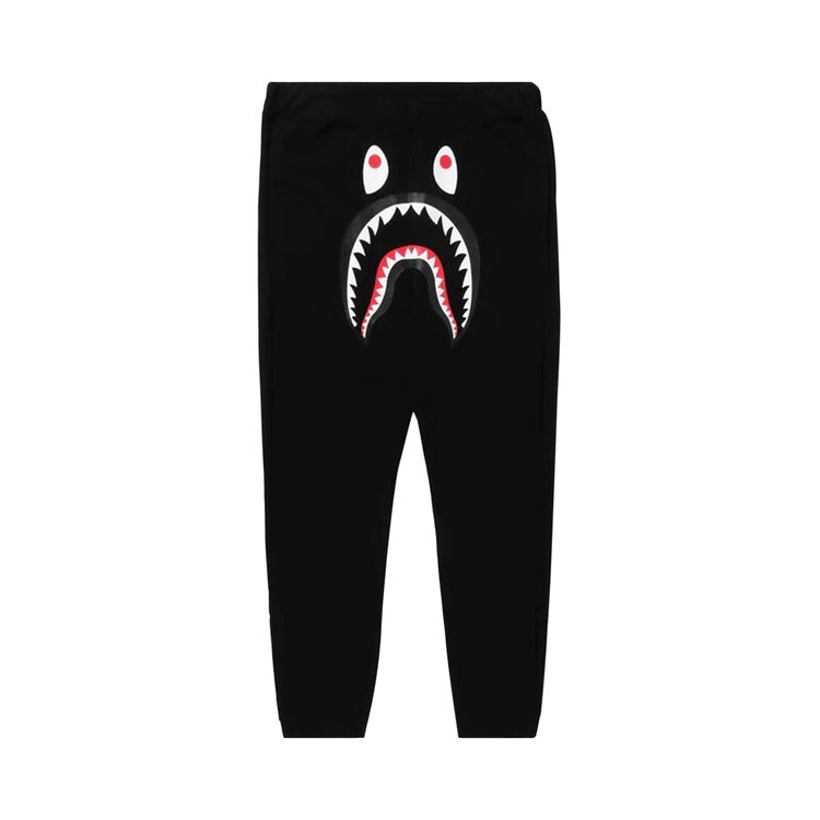 BAPE ABC Camo Sharks 'Black' Sweatpants, Black