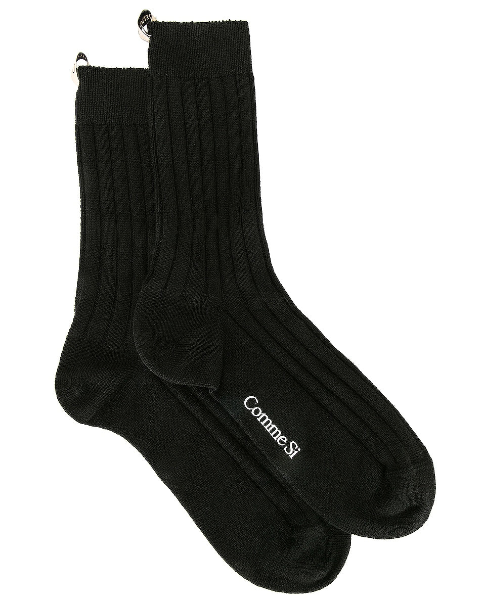 Comme Si The Danielle socks, black