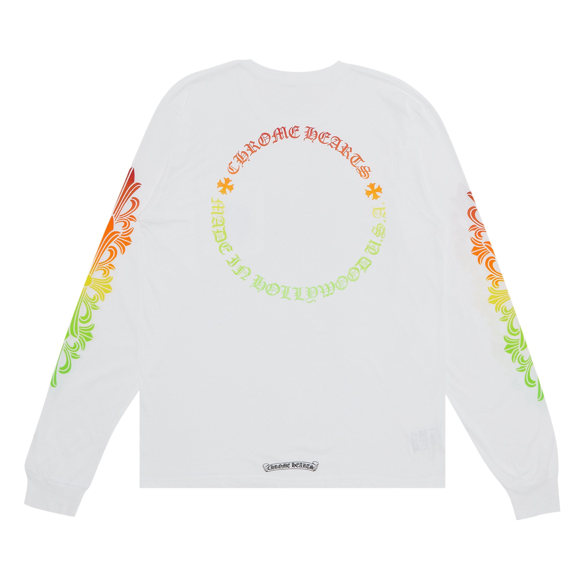 Chrome Hearts Gradient Long Sleeve T-Shirt - White