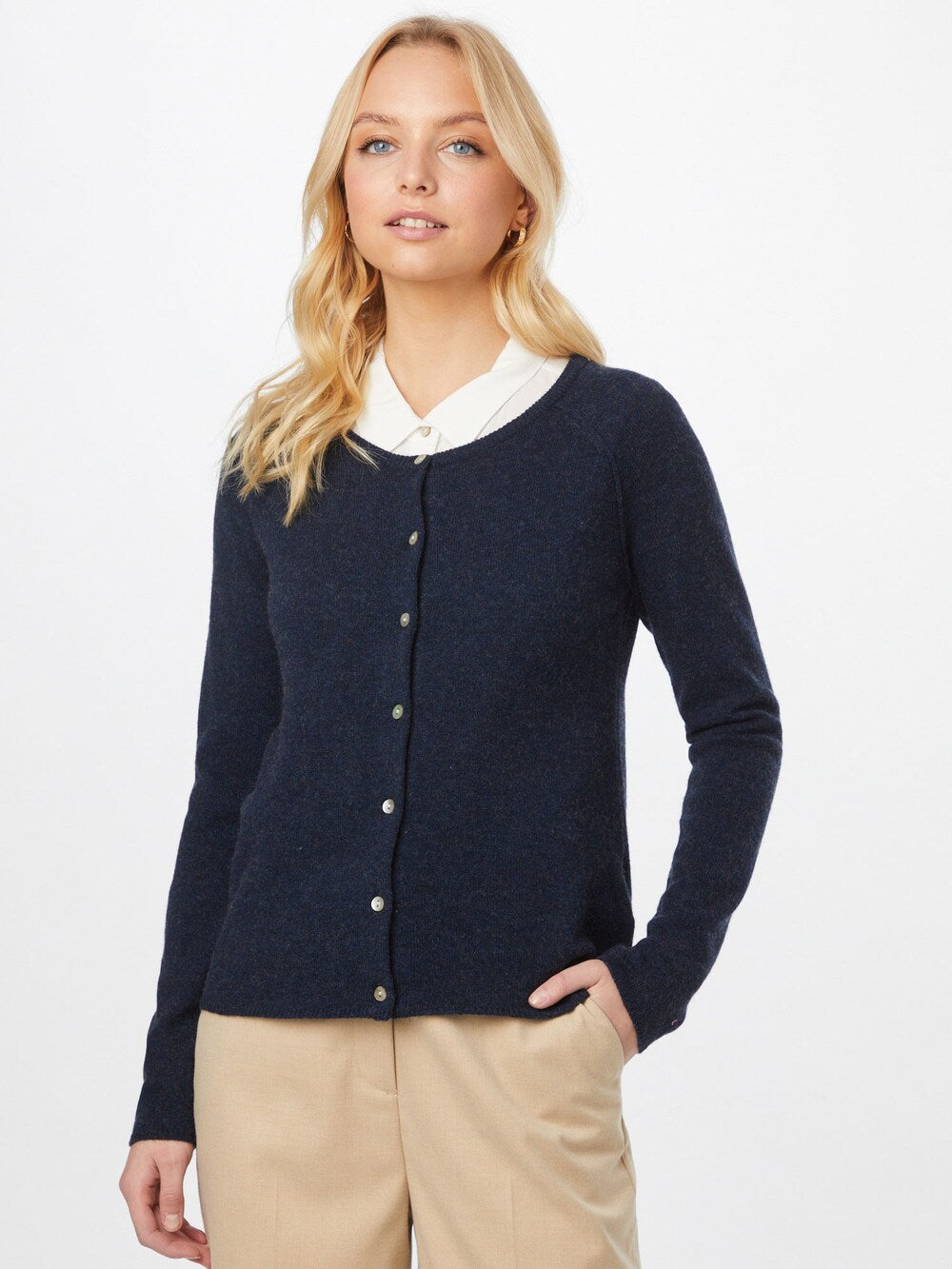 Rosemunde knitted cardigan, dark blue