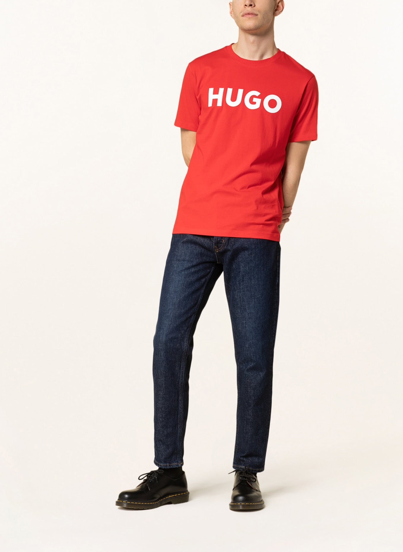 T-shirt HUGO DULIVIO, red